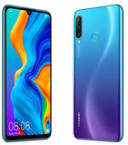 Huawei P30 Lite (128GB, 4GB RAM) 6.15" Display, AI Triple Camera, Dual SIM Global GSM Factory Unlocked MAR-LX3A - International Version, No Warranty (Peacock Blue)