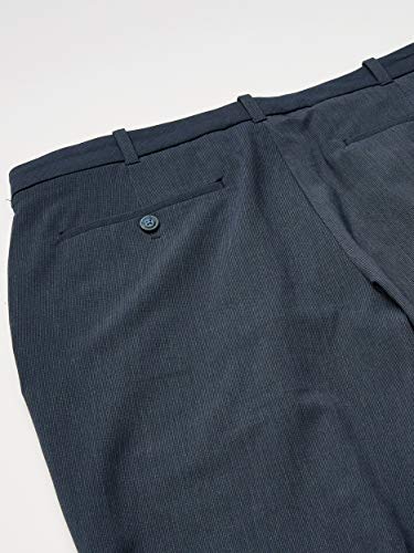 Haggar Men's Premium No-Iron Expandable-Waist Plain-Front Pant