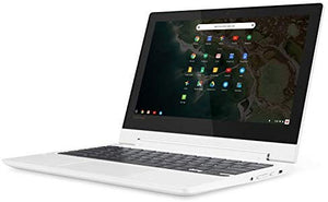 Lenovo Chromebook C330 2-in-1 Convertible Laptop, 11.6-Inch HD (1366 x 768) IPS Display, MediaTek MT8173C Processor, 4GB LPDDR3, 64 GB eMMC, Chrome OS, 81HY0000US, Blizzard White