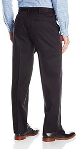 Haggar Men's Premium No-Iron Expandable-Waist Plain-Front Pant