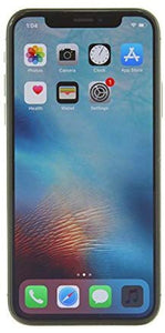 Apple iPhone X, 64GB, Space Gray - Fully Unlocked (Renewed)