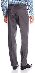 Haggar Men's Premium No-Iron Expandable-Waist Plain-Front Pant