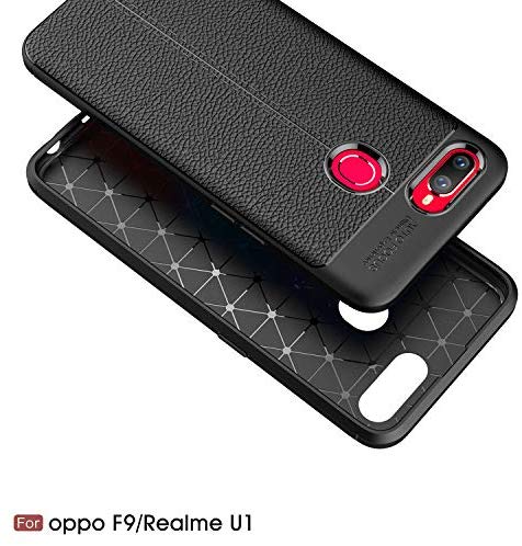 TiHen Oppo R11s Case, 360 Degree Protection [with Tempered Glass Screen Protector] Premium Leather Case Slim Fit Phone Cover Protective Skin Case for Oppo R11s- Blue