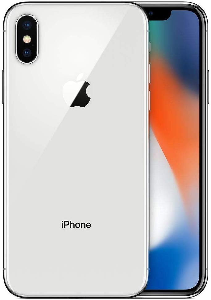 Apple iPhone X, 64GB, Space Gray - Fully Unlocked (Renewed)