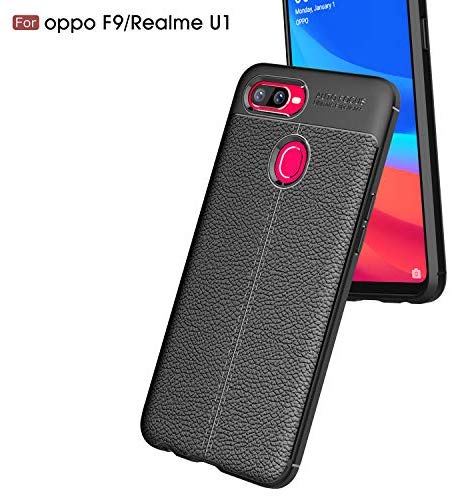 TiHen Oppo R11s Case, 360 Degree Protection [with Tempered Glass Screen Protector] Premium Leather Case Slim Fit Phone Cover Protective Skin Case for Oppo R11s- Blue