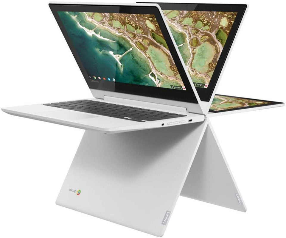 Lenovo Chromebook C330 2-in-1 Convertible Laptop, 11.6-Inch HD (1366 x 768) IPS Display, MediaTek MT8173C Processor, 4GB LPDDR3, 64 GB eMMC, Chrome OS, 81HY0000US, Blizzard White