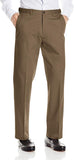 Haggar Men's Premium No-Iron Expandable-Waist Plain-Front Pant